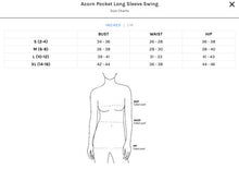 Load image into Gallery viewer, Acorn Pocket Long Sleeve Swing Dress
