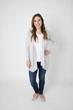 Load image into Gallery viewer, Heathered Stripe Cardigan