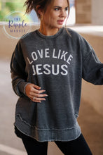 Load image into Gallery viewer, Vintage Love Like Jesus Oversized Sweatshirt
