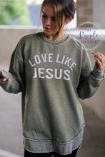 Load image into Gallery viewer, Vintage Love Like Jesus Oversized Sweatshirt
